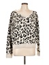 Karen Kane 100% Acrylic Animal Print Ivory Pullover Sweater Size L - photo 1