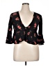 Motel 100% Viscose Black 3/4 Sleeve Blouse Size XL - photo 1