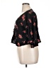 Motel 100% Viscose Black 3/4 Sleeve Blouse Size XL - photo 5