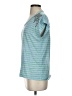 TWO by Vince Camuto Teal Short Sleeve Top Size S - photo 5