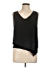 Bar III 100% Polyester Black Sleeveless Blouse Size L - photo 1