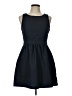 Francesca's 100% Polyester Solid Blue Casual Dress Size L - photo 1