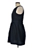Francesca's 100% Polyester Solid Blue Casual Dress Size L - photo 5