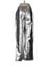 Avec Les Filles 100% Polyurethane Metallic Silver Dress Pants Size M - photo 2