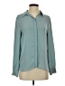 BCBGMAXAZRIA 100% Polyester Teal Long Sleeve Blouse Size XS - photo 1