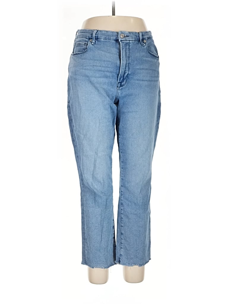Pre-owned Good American Jeans In Blue