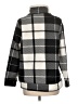St. John's Bay 100% Polyester Checkered-gingham Gray Pullover Sweater Size L - photo 2