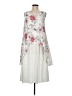 Couleur Lin Floral White Casual Dress Size EU 38 / US 8 - photo 1