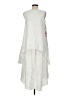 Couleur Lin Floral White Casual Dress Size EU 38 / US 8 - photo 2