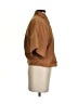 Helsa 100% Cotton Brown Short Sleeve Blouse Size S - photo 4