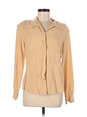 Rena Rowan Long Sleeve Silk Top (view 1)