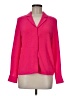 Unbranded 100% Polyester Pink Long Sleeve Blouse Size M (estimated) - photo 1
