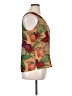 Halston 100% Polyester Floral Red Orange Sleeveless Blouse Size 16 - photo 4