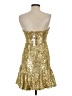 Minuet 100% Polyester Gold Cocktail Dress Size S - photo 2