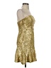 Minuet 100% Polyester Gold Cocktail Dress Size S - photo 4