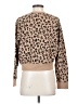 J.Crew 100% Cotton Animal Print Tan Pullover Sweater Size XS - photo 2