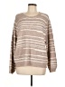 Black Tape_ Stripes Tan Pullover Sweater Size L - photo 1