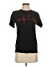Assorted Brands Hearts Black Active T-Shirt Size S - photo 1