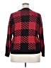 Roz & Ali Checkered-gingham Red Pullover Sweater Size 2X - photo 2