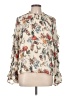 Kensie 100% Polyester Ivory 3/4 Sleeve Blouse Size L - photo 1
