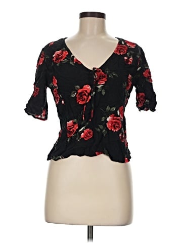 BP. x Claudia Sulewski Short Sleeve Blouse (view 1)