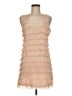 H&M 100% Polyester Tan Cocktail Dress Size M - photo 1
