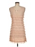 H&M 100% Polyester Tan Cocktail Dress Size M - photo 2