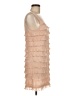 H&M 100% Polyester Tan Cocktail Dress Size M - photo 4