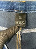 Hue Solid Blue Jeggings Size L - photo 7