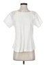J.Crew 100% Polyester Ivory Short Sleeve Top Size S - photo 1