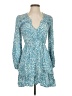 Zara Blue Casual Dress Size XS - photo 1