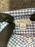 Crewcuts 100% Cotton Checkered-gingham Blue Long Sleeve Button-Down Shirt Size 4 - 5 - photo 3