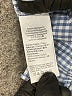 Crewcuts 100% Cotton Checkered-gingham Blue Long Sleeve Button-Down Shirt Size 4 - 5 - photo 4