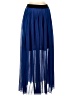 Renn 100% Polyester Blue Formal Skirt Size XS - photo 1