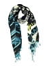 Soleil 100% Viscose Teal Blue Scarf One size - photo 1