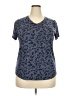 Tek Gear Animal Print Blue Active T-Shirt Size XXL - photo 1