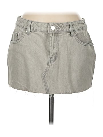 Edikted Denim Skirt (view 1)