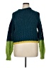 Dr Bloom Color Block Green Pullover Sweater Size 1X (estimated) - photo 1