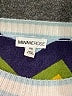 Minnie Rose Chevron-herringbone Blue Pullover Sweater Size XS - photo 7