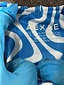 AEXAE Chevron-herringbone Blue Swimsuit Bottoms Size S - photo 3