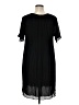 MICHAEL Michael Kors 100% Polyester Solid Black Casual Dress Size 1X - photo 2