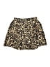 She + Sky 100% Polyester Animal Print Gold Casual Skirt Size S - photo 1