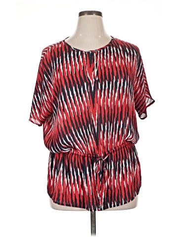MICHAEL Michael Kors Short Sleeve Blouse (view 1)