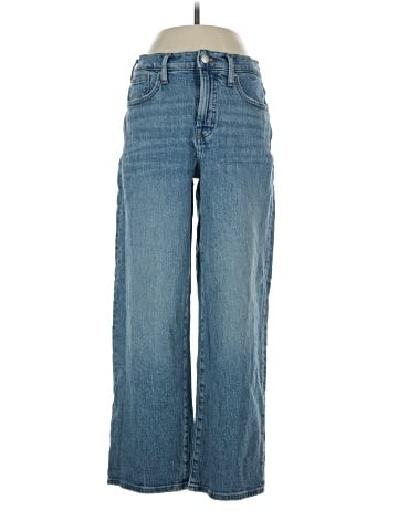 Madewell The Petite Perfect Vintage Wide-Leg Jean in Heathcote Wash (view 1)