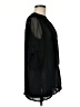 Mademoiselle 100% Polyester Black 3/4 Sleeve Blouse Size M - photo 4