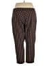 Susan Graver Print Brown Casual Pants Size 3X - photo 2