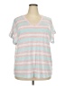 Torrid Pink Short Sleeve T-Shirt Size 3X Plus (3) - photo 1