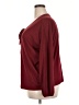 Torrid Burgundy Long Sleeve Blouse Size 2X Plus (2) - photo 5
