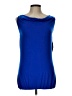 Tempted Blue Sleeveless Top Size L - photo 1