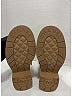 Chanel Tan Pink Interlocking CC Logo Combat Boots Size EU 38 - photo 8